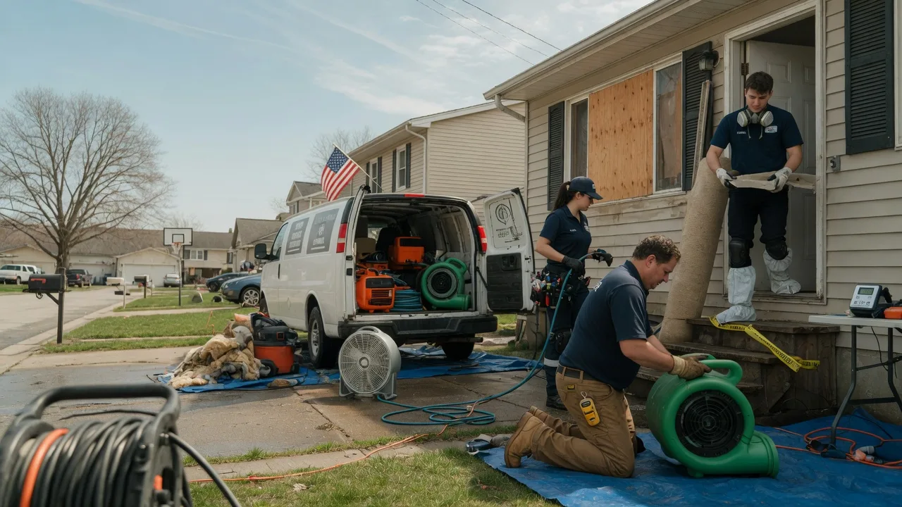 Water Damage Restoration in Aroma Park, IL near me